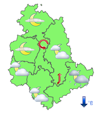 Previsioni di Oggi Sera-Notte