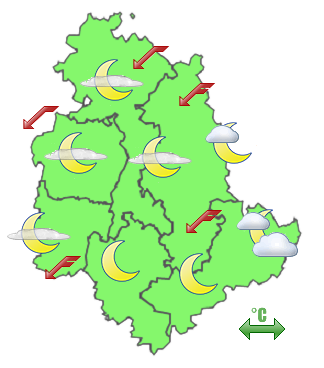 Previsioni di Oggi Sera-Notte