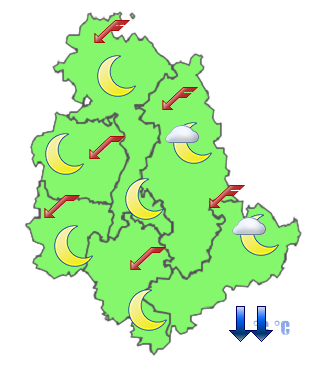 Previsioni di Oggi Sera-Notte