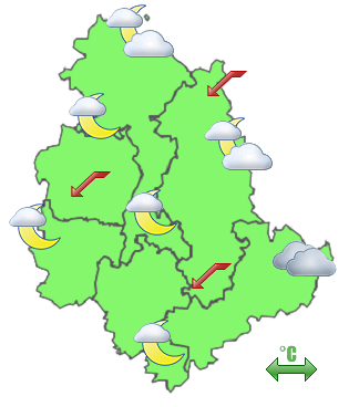 Previsioni di Oggi Sera-Notte