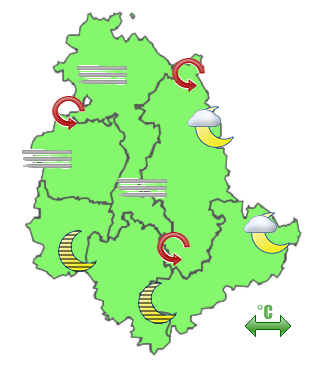 Previsioni di Oggi Sera-Notte
