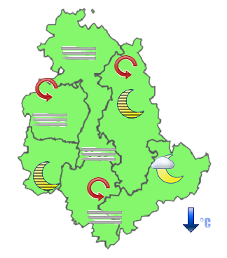 Previsioni di Oggi Sera-Notte