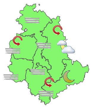 Previsioni di Oggi Sera-Notte