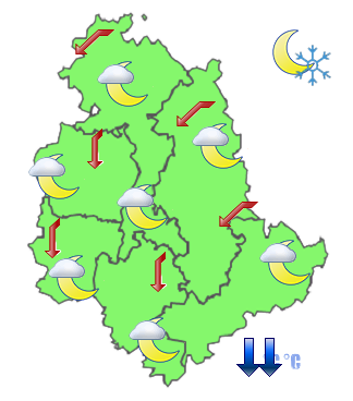 Previsioni di Oggi Sera-Notte