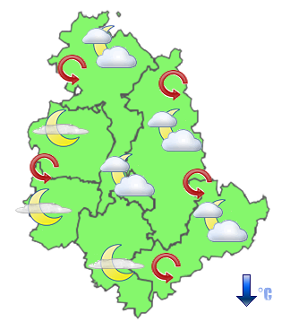 Previsioni di Oggi Sera-Notte