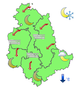 Previsioni di Oggi Sera-Notte