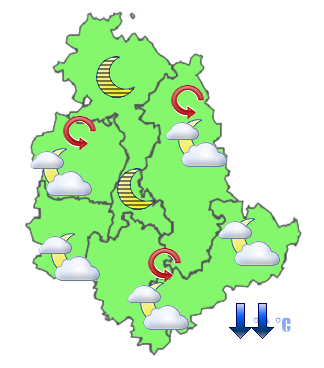 Previsioni di Oggi Sera-Notte