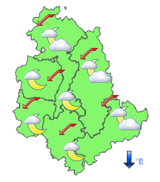 Previsioni di Oggi Sera-Notte