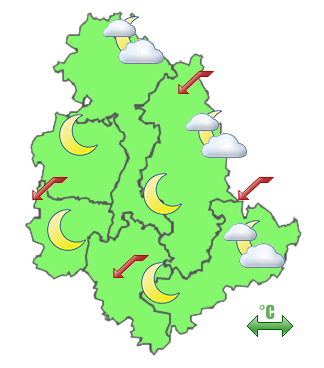 Previsioni di Oggi Sera-Notte