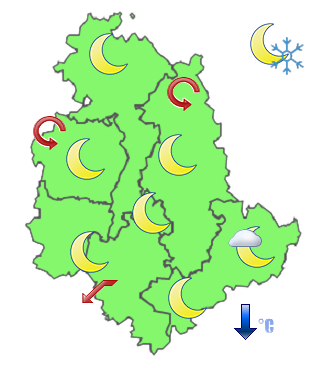 Previsioni di Oggi Sera-Notte