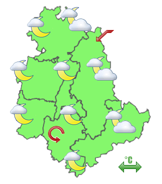 Previsioni di Oggi Sera-Notte