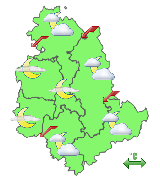 Previsioni di Oggi Sera-Notte