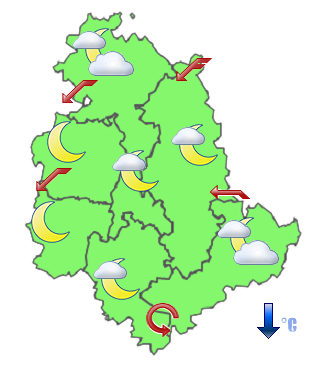 Previsioni di Oggi Sera-Notte