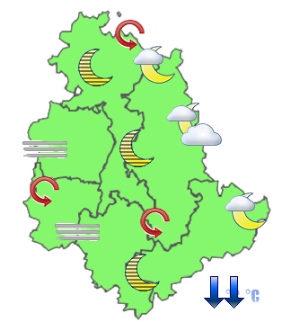 Previsioni di Oggi Sera-Notte