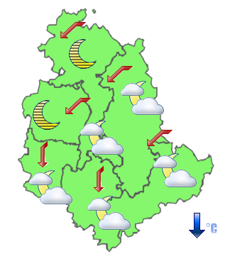 Previsioni di Oggi Sera-Notte