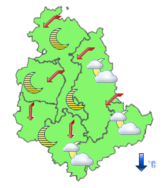 Previsioni di Oggi Sera-Notte