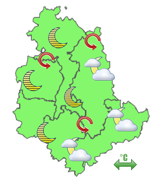 Previsioni di Oggi Sera-Notte