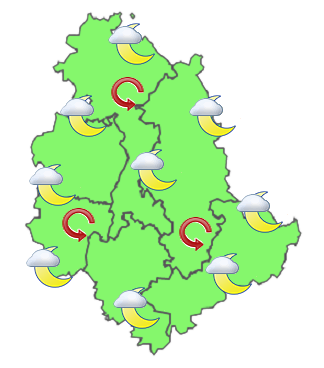 Previsioni di Oggi Sera-Notte