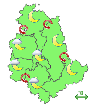 Previsioni di Oggi Sera-Notte