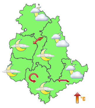 Previsioni di Oggi Sera-Notte