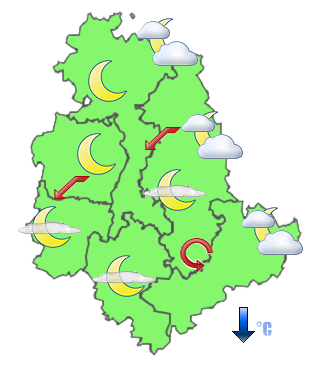 Previsioni di Oggi Sera-Notte