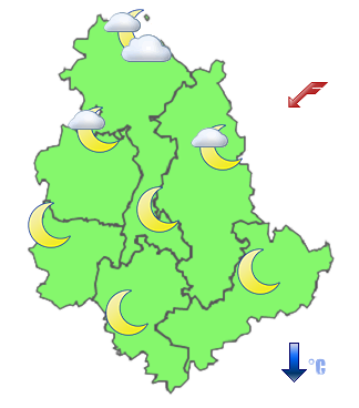Previsioni di Oggi Sera-Notte