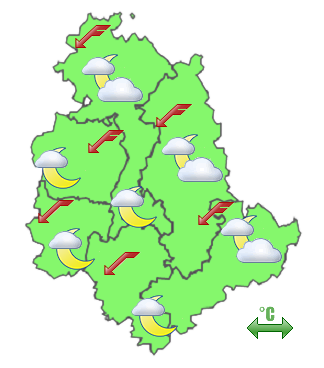 Previsioni di Oggi Sera-Notte