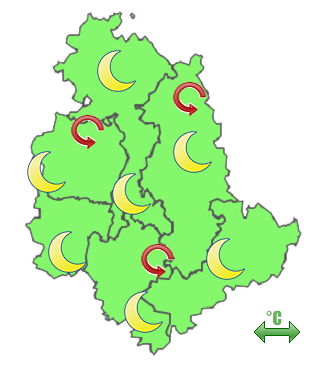 Previsioni di Oggi Sera-Notte