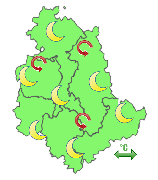 Previsioni di Oggi Sera-Notte