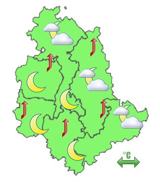 Previsioni di Oggi Sera-Notte