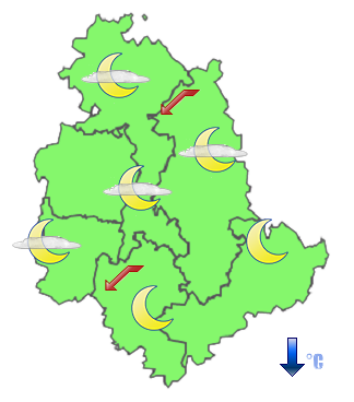Previsioni di Oggi Sera-Notte