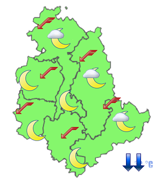 Previsioni di Oggi Sera-Notte