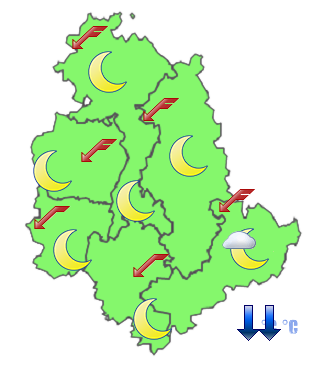 Previsioni di Oggi Sera-Notte