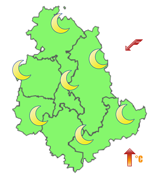 Previsioni di Oggi Sera-Notte