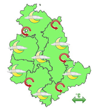Previsioni di Oggi Sera-Notte