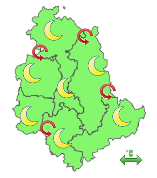 Previsioni di Oggi Sera-Notte
