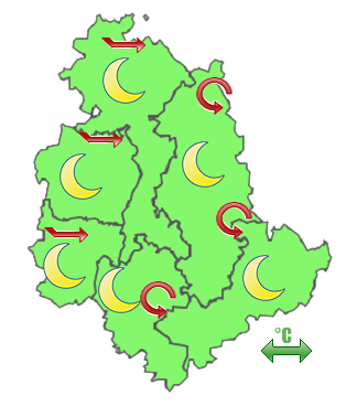 Previsioni di Oggi Sera-Notte