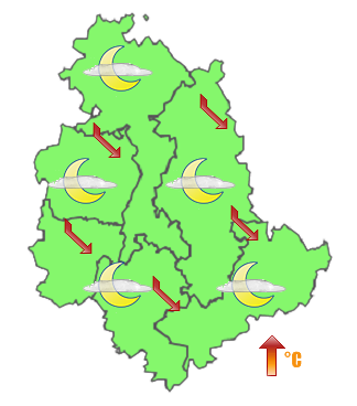 Previsioni di Oggi Sera-Notte