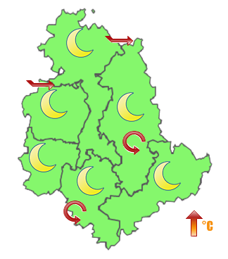 Previsioni di Oggi Sera-Notte