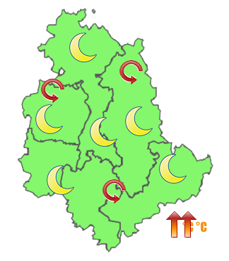 Previsioni di Oggi Sera-Notte