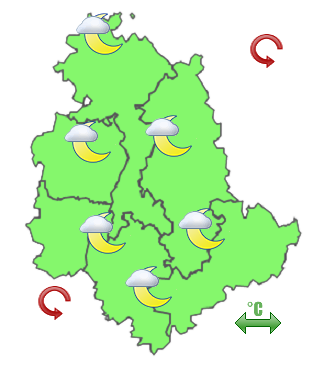Previsioni di Oggi Sera-Notte