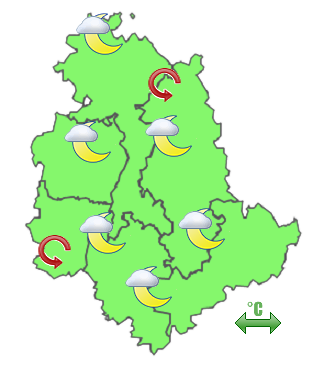 Previsioni di Oggi Sera-Notte