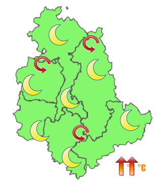 Previsioni di Oggi Sera-Notte