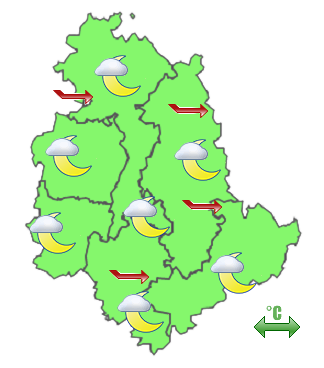 Previsioni di Oggi Sera-Notte