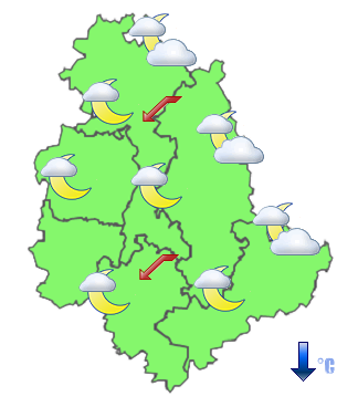 Previsioni di Oggi Sera-Notte