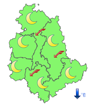 Previsioni di Oggi Sera-Notte