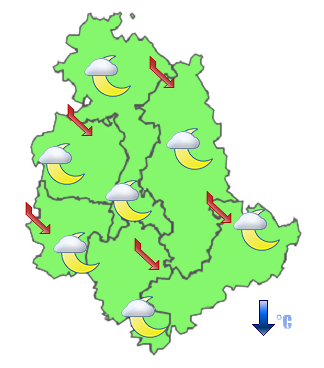 Previsioni di Oggi Sera-Notte