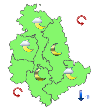 Previsioni di Oggi Sera-Notte