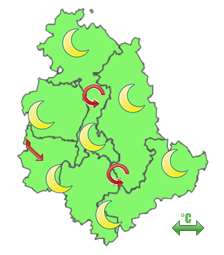 Previsioni di Oggi Sera-Notte