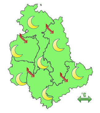 Previsioni di Oggi Sera-Notte